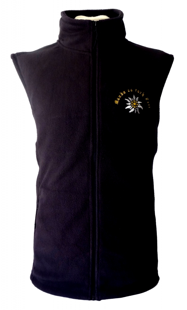 Bild 1 von Fleece-Gilet GOLD EDITION<br>mit Zippverschluß  / (Herren/Damen) Herren / (Größe) S