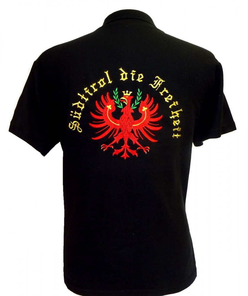 Bild 1 von Polo-Shirt<br>Südtirol die Freiheit   / (Größe) M / (Farbe) schwarz
