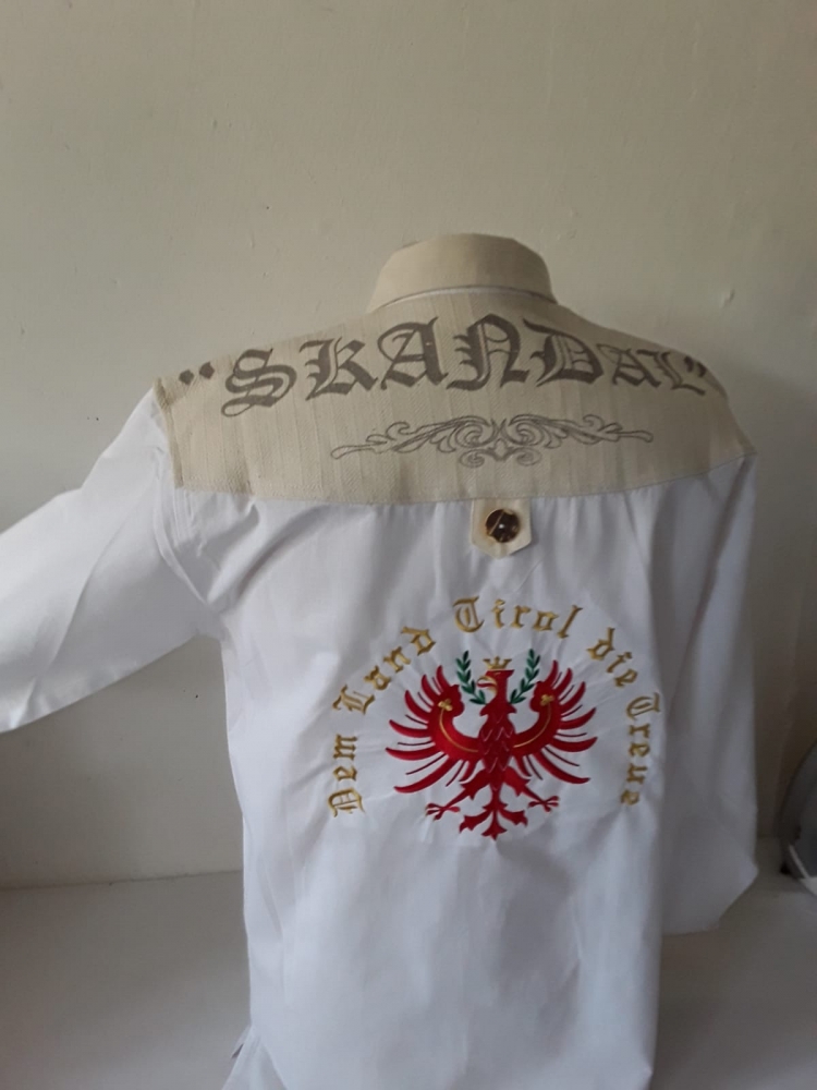 Bild 1 von Trachtenhemd *Zugspitz*<br>langarm<br>Dem Land Tirol die Treue  / (Größe) XL