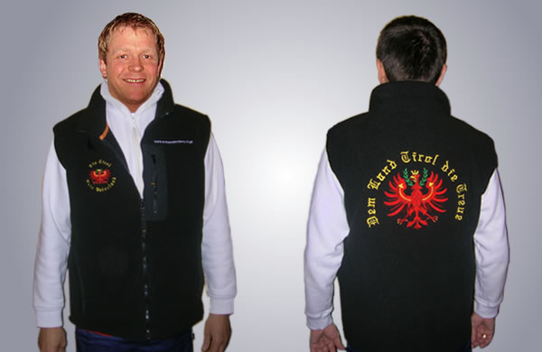 Bild 1 von Fleece-Gilet classic<br>mit Zippverschluß  / (Farbe) schwarz / (Größe) M