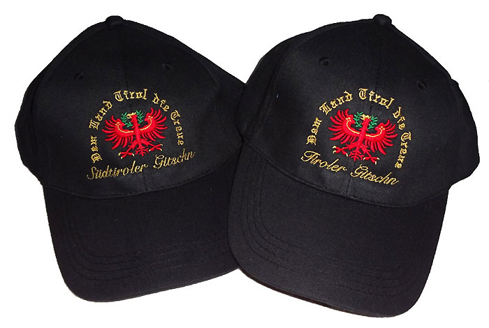 Bild 1 von Schildkappe<br>Tiroler Gitschn  / (Farbe) weiss / (Zusatztext) Südtiroler Gitschn