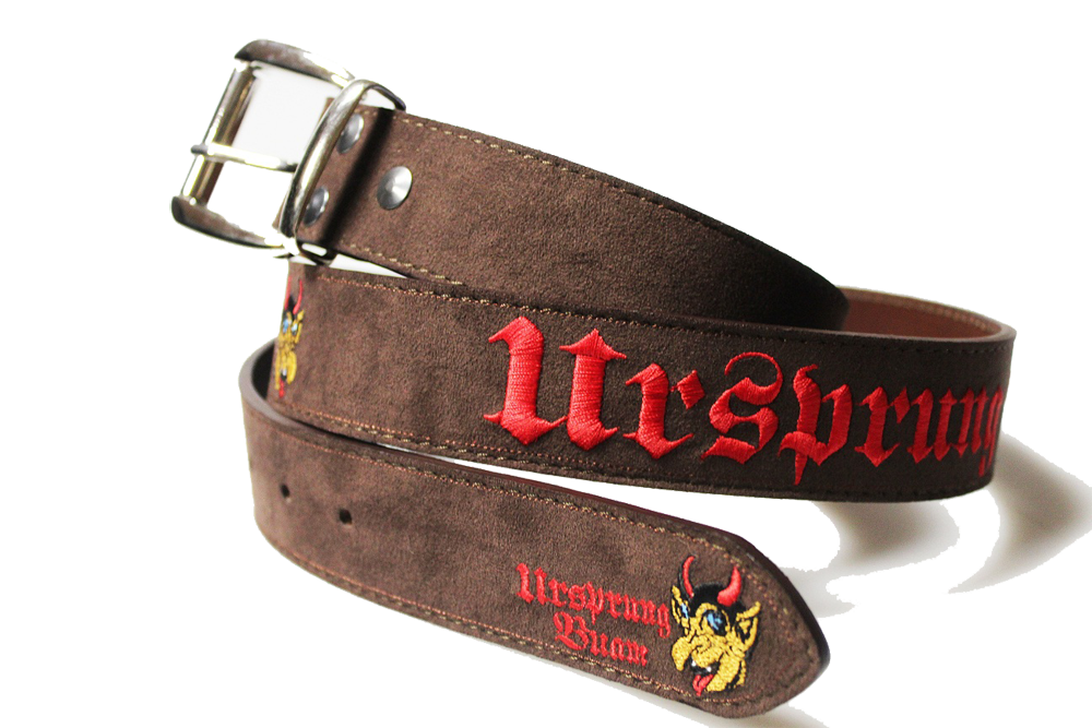 Bild 1 von Ledergürtel<br>Ursprung Buam 2<br>Alcantara  / (Länge) 110 cm / (Farbe) hellbraun
