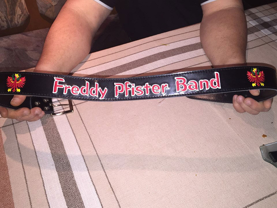 Bild 1 von Ledergürtel<br>Freddy Pfister Band<br>schwarz  / (Länge) 120 cm / (Namensstick) ohne Namensstick