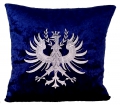 Bild 2 von Kissen - Tiroler Adler - silber  / (Farbe) bordeauxrot