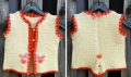 Bild 1 von Trachtenwesterl <br>für Kinder (beige-rot)  / (Größe) Größe 122 / 128 (+ 10,- €)