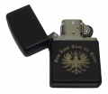 Original ZIPPO (2) <br>Dem Land Tirol die Treue <br>Black Matte