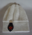 Bild 2 von Strickmütze Tiroler Adler<br>Lederanhänger  / (Farbe) schwarz - grau
