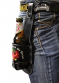 Bild 6 von Bierhalter LEDER<br>verschiedene Farben  / (Ausführung) Freistaat Bayern / (Farbe) hellbraun / (Namensstick) ohne Namensstick / (Größe) Größe 2 - für Bierflaschen 0,5 l