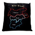 Bild 2 von Kissen<br>Dem Land Tirol die Treue<br>mit Landkarte  / (Ausführung) Mein Tirol